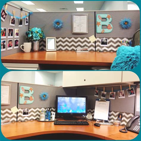Here are 3 great ways to decorate your office according to your work style. The Beetique: My Office Cubicle Makeover