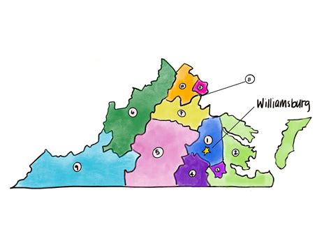 Map Of Virginia First District Get Latest Map Update