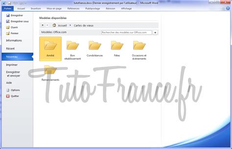 Modèles d'invitation gratuits modèles microsoft word. modele carte de visite word 2010