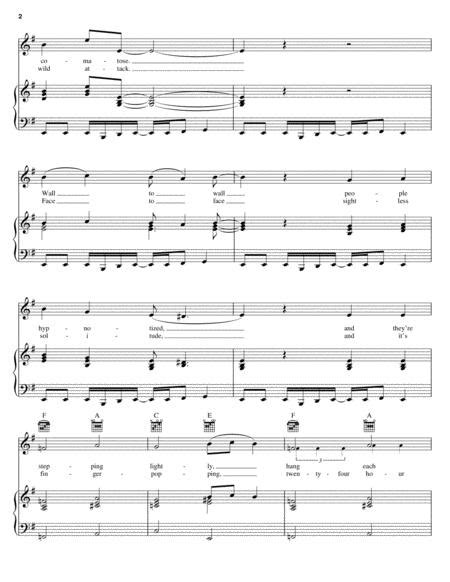 Rapture By Blondie Digital Sheet Music For Pianovocalguitar Download And Print Hx15044