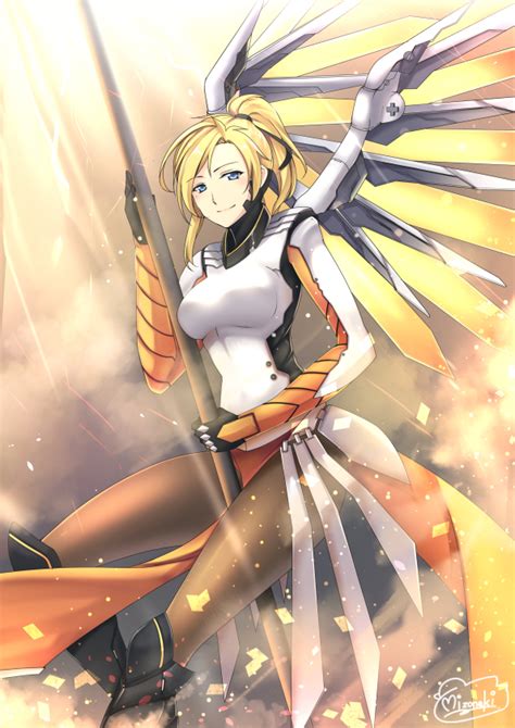Overwatch video game overwatch drawings overwatch comic overwatch memes overwatch fan art mercy fanart overwatch pictures game character character design. Fan Art - Overwatch - Mercy by mizonaki on DeviantArt