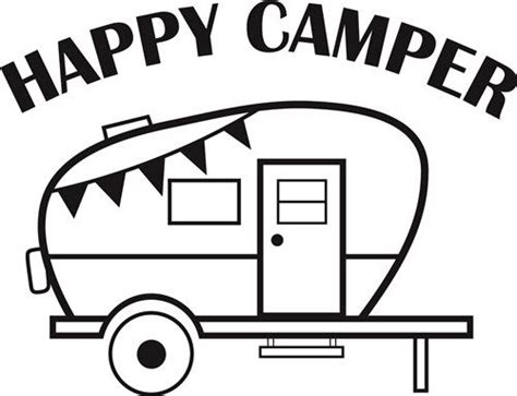 Download Happy Camper SVG file - SVG Designs | SVGDesigns.com | Happy campers, Camper signs, Cricut stencils