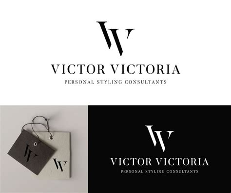 Conservative Upmarket Fashion Logo Design For Victor Victoria