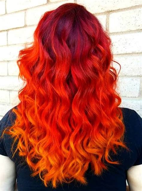 25 Thrilling Ideas For Red Ombre Hair