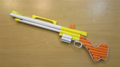How To Make A Paper Gun That Shoots Hunting Shotgun Assault Rifle