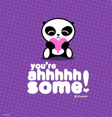 Lilpanda Blog Youre Ahhhhhhhhhhsome Panda Love Panda Ts