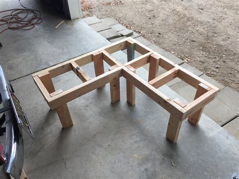 Remodelaholic Build A Corner Bench With Built In Table