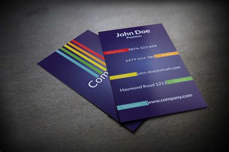 For the purposes of this tutorial, we've been following standard. Colorful Business Card PSD Template (con imágenes) | Tarjetas