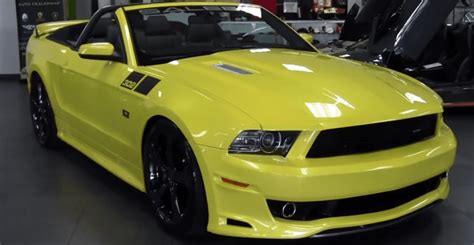2014 ford mustang saleen 302 black label at round rock car show. 2014 SUPERCHARGED SALEEN MUSTANG REVIEW | HOT CARS