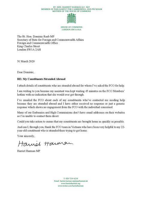 The sample below displays this job seeker's ability to focus on the tasks involved and to carry them out. Constituents Stranded Abroad - My Letter to Foreign ...