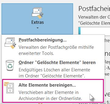 Check spelling or type a new query. Manuelles Archivieren von Elementen - Outlook