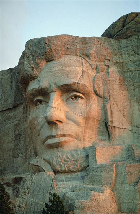 Abraham Lincolns Face On Mount Rushmore By Joel Sartore