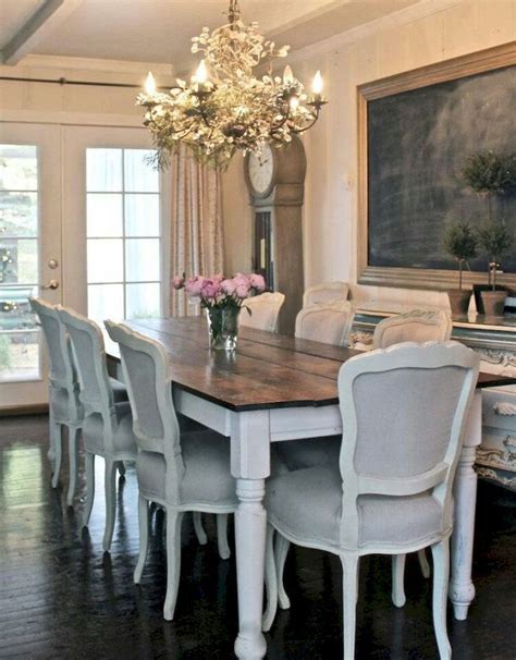 Beautiful French Country Dining Room Design And Decor Ideas 49