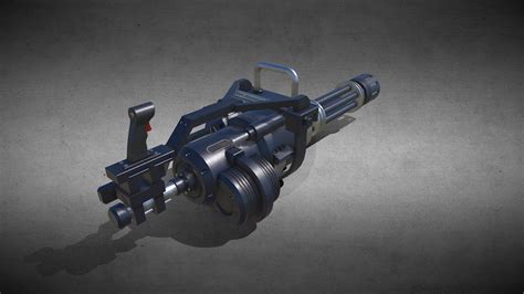 Sci Fi Minigun Download Free 3d Model By Yojik3d 30601dd Sketchfab