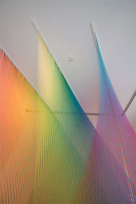 Polychromatic Thread Sculptures Plexus By Gabriel Dawe