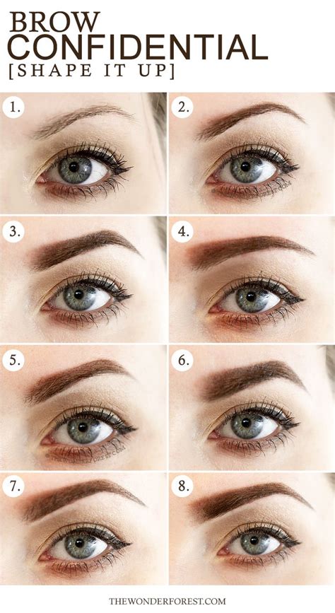 Brow Confidential 8 Different Eyebrow Shapes Different Eyebrow Shapes Eyebrow Makeup