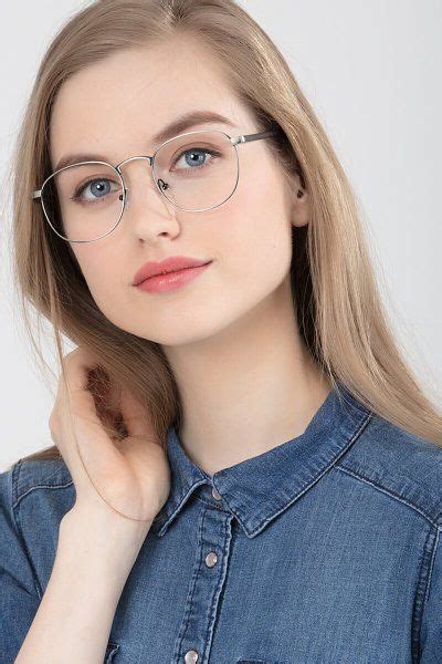 St Michel Round Gunmetal Full Rim Eyeglasses Eyebuydirect Glasses Fashion Women Glasses