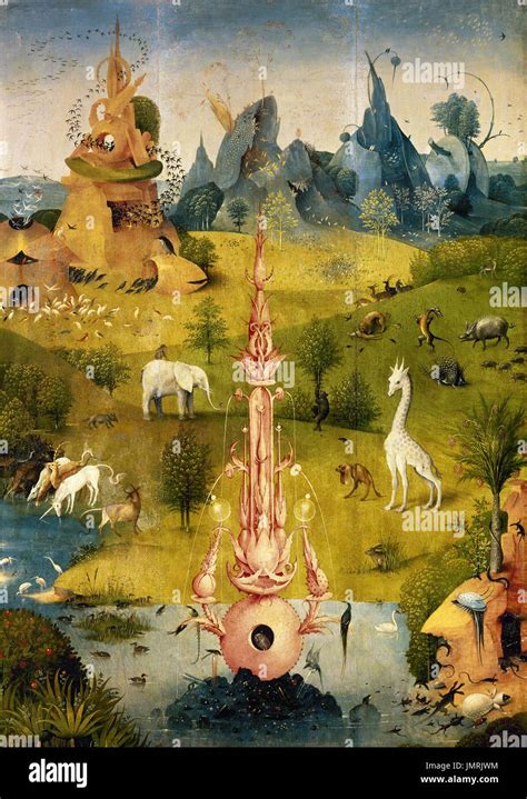 Hieronymus Bosch C1450 1516 Dutch Painter The Garden Of Earthly