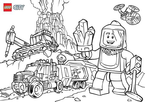 From a robot to an airplane. Image result for lego city colouring pages | Lego coloring pages, Lego coloring sheet, Lego coloring