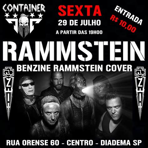 Evento Sexta Dia 29 Tem Show Imperdível Do Benzine Rammstein Cover