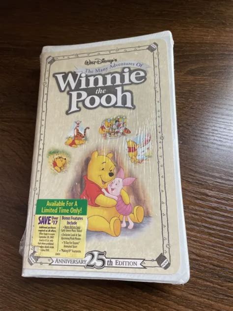 The Many Adventures Of Winnie The Pooh Vhs New Sealed Picclick Uk