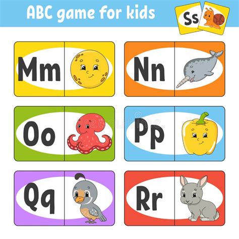 Set Abc Flash Cards Alphabet For Kids Learning Letters Education