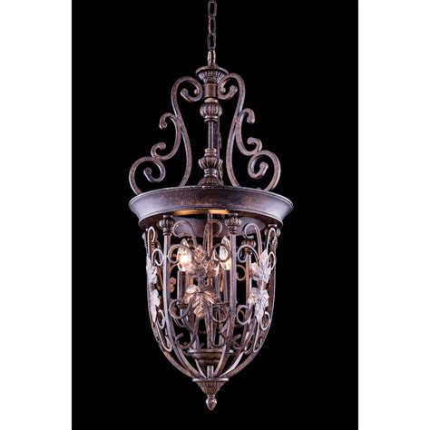 Looking for a good deal on pendant lights? Elegant Lighting Troy 3 Light Foyer Pendant | Wayfair