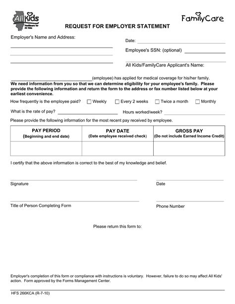 Form Hfs 266Kca ≡ Fill Out Printable PDF Forms Online