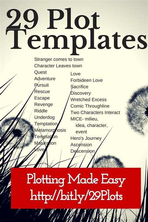 29 Plot Templates Know The Readers Expectations Before You Bust Them
