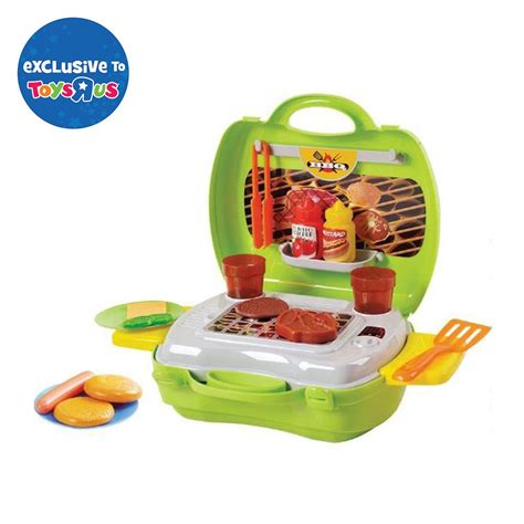 The most common just like home material is ceramic. Just Like Home My Carry Along Barbeque | Toys R Us
