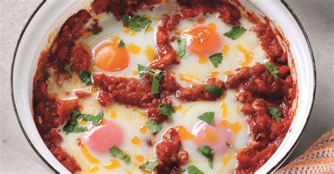 To best explain, let's consider this scenario: Harissa baked eggs | Egg Recipes - British Lion Eggs