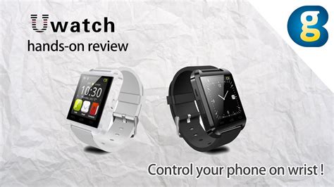 smartwatch u watch u8 hands on review control your phone on wrist youtube