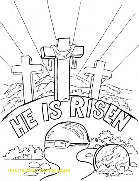 Resurrection Coloring Pages At Getdrawings Free Download