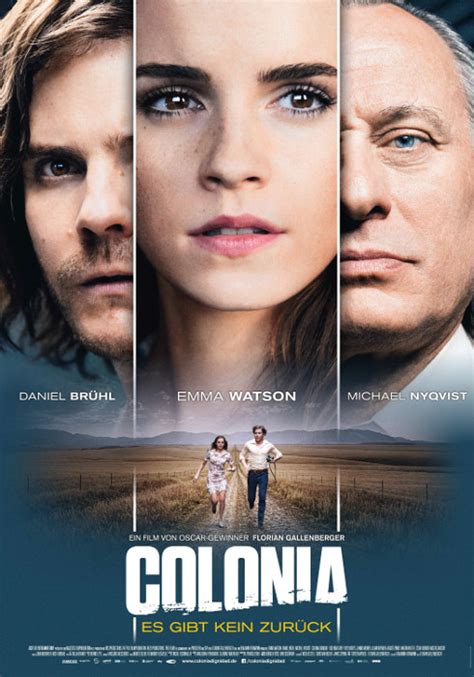 Эмма уотсон, даниэль брюль, микаэль нюквист и др. Filmplakat: Colonia Dignidad - Es gibt kein Zurück (2015 ...