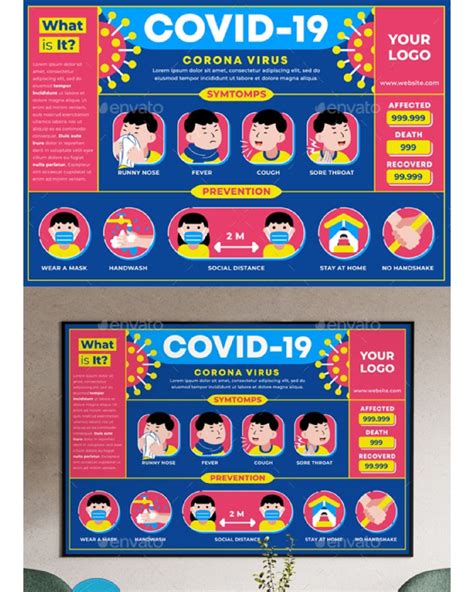 Covid 19 Infographic Masterbundles
