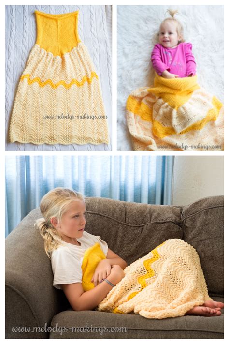 Princess Dress Blanket Free Knitting Pattern Knitting Pattern