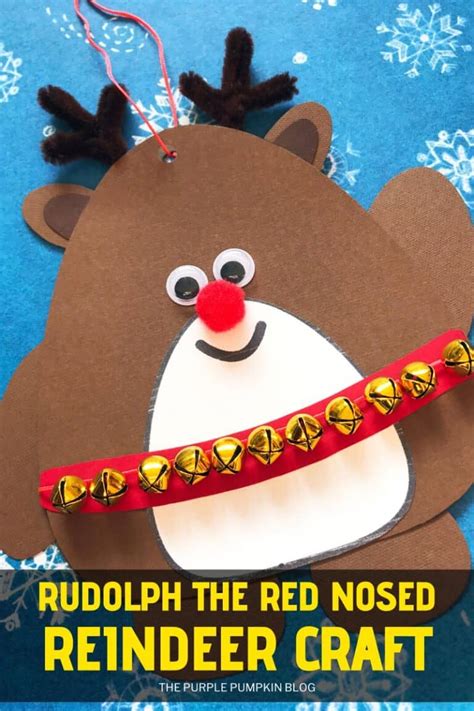 Rudolph The Red Nosed Reindeer Craft A Fun Christmas Craft