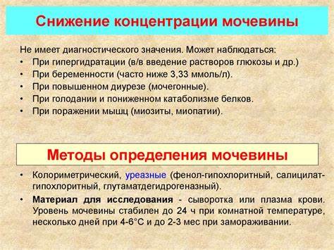 Мочевина в крови какая диета