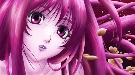 Pink Anime Wallpaper Pink Anime Girl Hq Background Wallpaper 22082 Reverasite