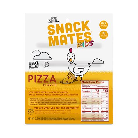 The New Primal Snack Mates Sticks, Pizza | Thrive Market