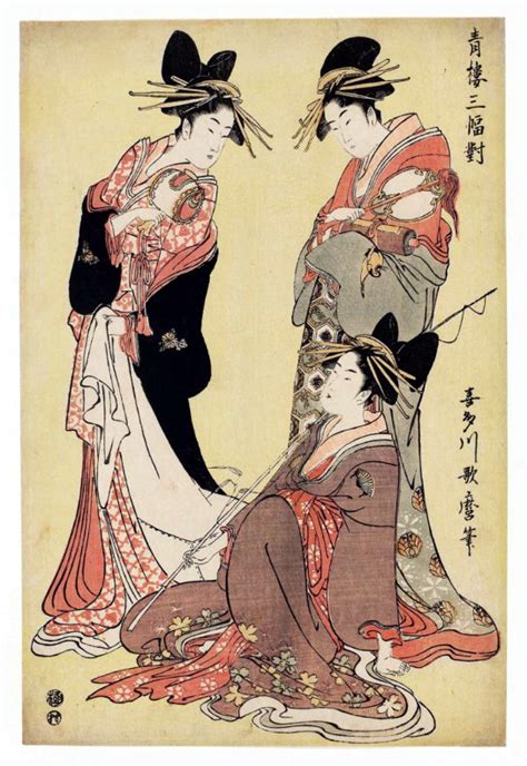 Japankonst Kitagawa Utamaro
