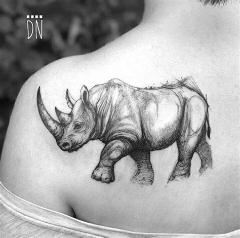 Pin By Mara Ayala On Arte Tattoo Ideaisrefs Rhino Tattoo Rhino