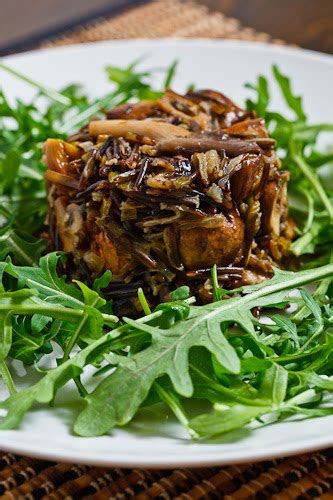 Mushroom And Leek Wild Rice Salad On Closet Cooking