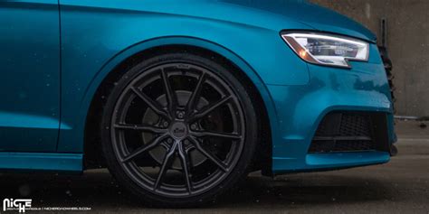 This Audi A3 On Niche Rims Is A Turquoise Beauty