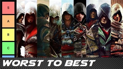 Worst To Best Assassin S Creed Games Tier List Youtube