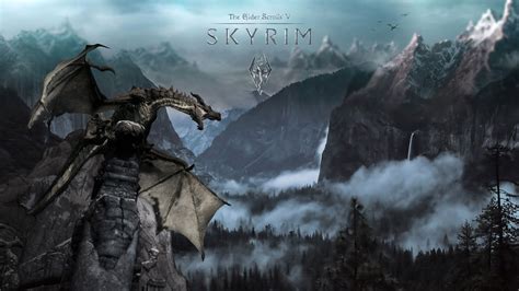 Skyrim Desktop Dragon Wallpaper (71+ images)