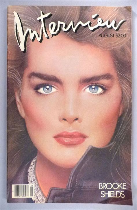 Brooke Shields Revisits Her 1989 Interview Cover Story With Andy Warhol