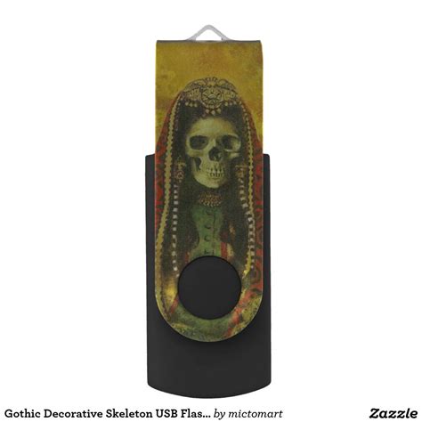 Gothic Decorative Skeleton Usb Flash Drive Swivel Usb 30 Flash Drive