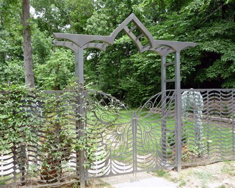What can a butterfly gate be used for? Butterfly Gate and Arbor | Trellis Art Designs