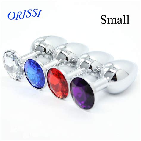 Orissi Small Size Metal Mini Anal Toys Butt Plug Size 75x28mm Booty
